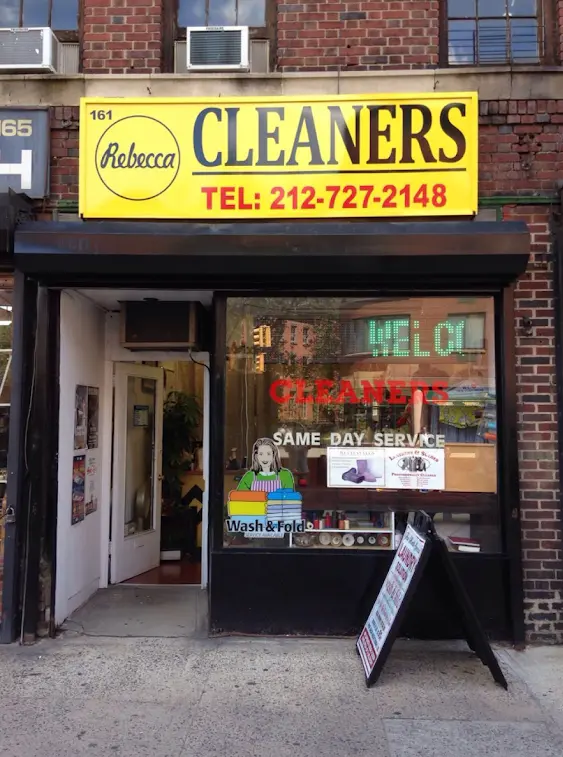 Rebecca Cleaners storefront — 161 7th Ave S, West Village
